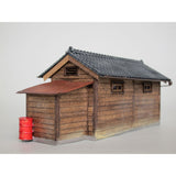 Small Warehouse (Tiled Roof) : Takumi Diorama Craft House - Finished product HO(1:80) 1005
