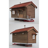 Worker's Mess (tin roof) : Takumi Diorama Craft House - Pre-Painted HO(1:80) 1006