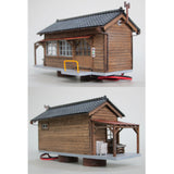 Cuartos de los trabajadores (techo de tejas): Takumi Diorama Craft House - Prepintado HO (1:80) 1007