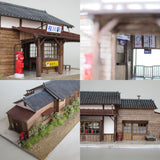 木制车站屋 樱川站 : Takumi Diorama Craft House - 成品 HO (1:80) 1008