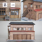 Double-decker Crew Room : Takumi Diorama Craft House Finished product set HO(1:80) 1010
