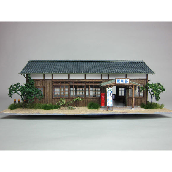 Wooden Station House Ayukawa Station : Takumi Diorama Craft House Finished product HO(1:80) 1011