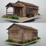 Tsumesho with Well : Takumi Diorama Craft House - Pre-Painted HO (1:80) 1015