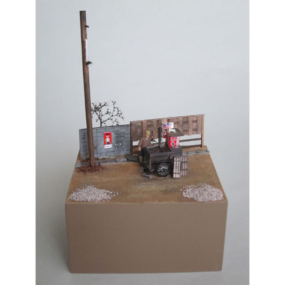 Tienda de papas al horno: Takumi Diorama Craft House - HO completo pintado (1:80) 1017