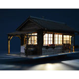 Worker's Mess (techo de tejas) 2: Takumi Diorama Craft House - Prepintado HO(1:80) 1022