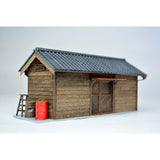 Small Warehouse (Tiled Roof) 2 : Takumi Diorama Craft House - Finished product HO(1:80) 1023