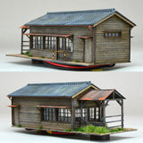 Tsumesho with Well - Tiled Roof Type : Takumi Diorama Craft House - 成品 HO(1:80) 1033