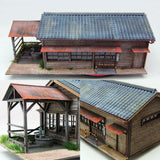 Tsumesho con pozo - Tipo de techo de tejas: Takumi Diorama Craft House - Producto terminado HO(1:80) 1033