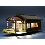 Tsumesho con pozo - Tipo de techo de tejas: Takumi Diorama Craft House - Producto terminado HO(1:80) 1033