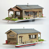Tile Roof Type: Takumi Diorama Craft House - Painted Complete HO (1:80) 1036