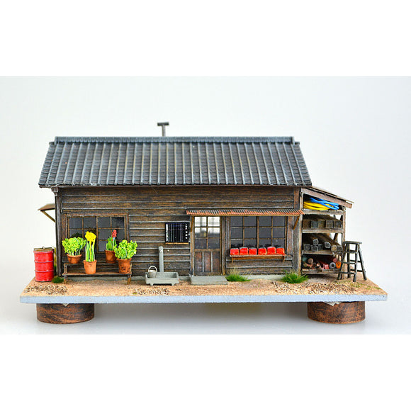 Tsumesho con área de almacenamiento: Takumi Diorama Craft House - Modelo de producto terminado HO(1:80) 1040
