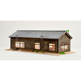 Train Station Waiting for Large Scale Steam: Takumi Diorama Craft House - Finished product HO (1:80) 1045