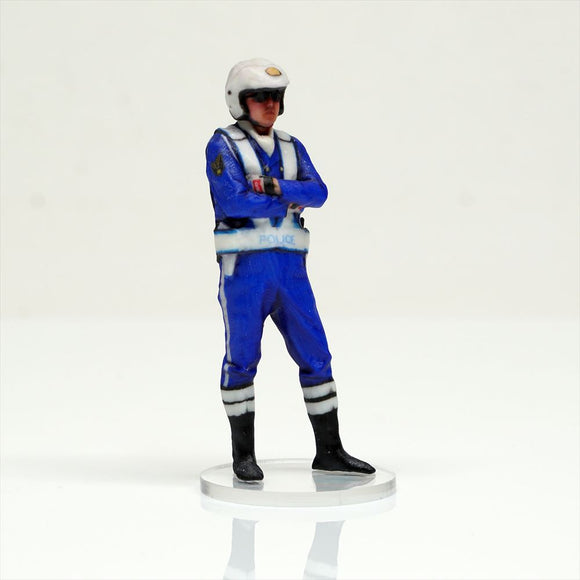 HS024-00013 Motorcycle Police[JP] : figreal finished product 1:24 00013