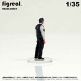 HS035-00001 Police Officer[JP] : figreal finished product 1:35 00001