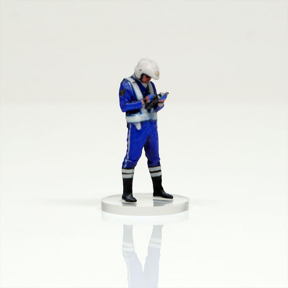 HS035-00014 Motorcycle Police[JP] : figreal finished product 1:35 00014