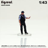 HS043-00008 Police Officer[JP] : figreal finished product 1:43 00008