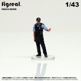 HS043-00008 Police Officer[JP] : figreal finished product 1:43 00008