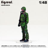 HS048-00034 Japan Ground Self-Defense Force a self-defense official [JGSDF] : figreal finished product 1:48 00034