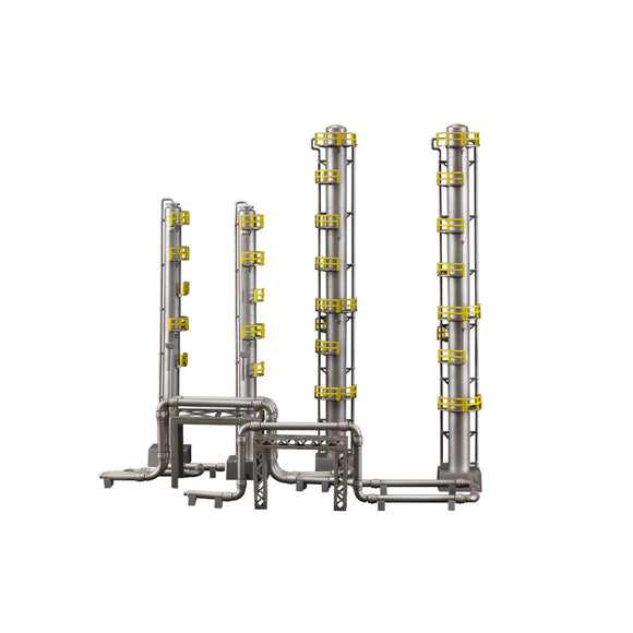 Industrial Area B (Distillation Tower) : PLUM Unpainted Kit Non Scale PP080