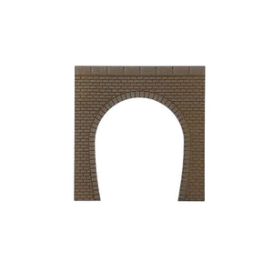 隧道入口砖，单线，棕色，2 件装：Popopro，涂漆，完整 N (1:150) MS-001