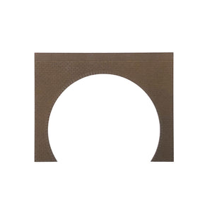 Tunnel Portal Brick Double Track Brown 2pcs : Popopro Pre Painted N (1:150) MS-002