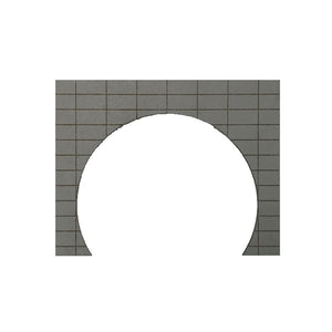 Túnel Portal Concreto Doble Carril Gris 2pcs : Popopro Prepintado N (1:150) MS-004