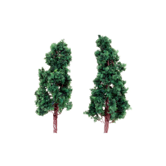 Trees - Dark Green - 90mm - 2pcs : Popo Pro - Finished - Non-scale MT-004