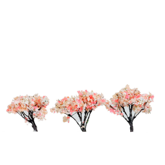 Trees - Sakura 40mm - 3pcs : Popo Pro - Finished product - Non-scale MT-008