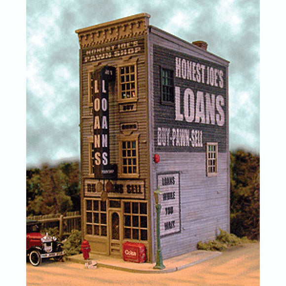 Honesty Joe's Business Building: Bar Mills unpainted kit HO(1:87) 442