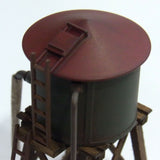 Round Steel Tank (Dull Red:Dark Green) : Kobo-Nanarokuni Finished product 1:87 1004