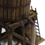 Tanque redondo de madera (marrón) : Kobo NANA ROKUNI Producto terminado 1:87 1011