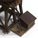 Tanque redondo de madera (marrón) : Kobo NANA ROKUNI Producto terminado 1:87 1011