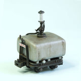 Kiso Forest Railway Tajima Type Gasoline Metering Car (tanque plateado/carro negro): Kobo-Nanarokuni Producto terminado 1:87 (HO) 1039