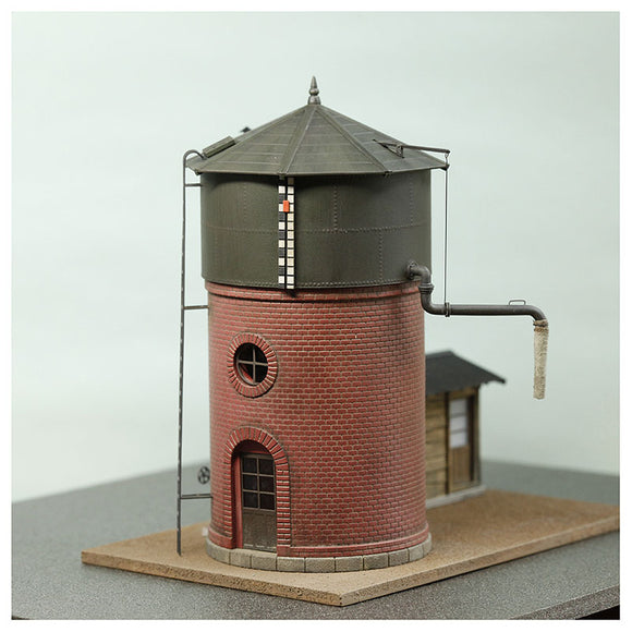 Torre de agua de ladrillo 1:80 con cámara de calefacción: Kobo NANA ROKUNI Modelo de producto terminado 1:80 (HO) 1066