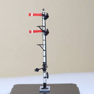 1:80 <Lighted/Movable> Snow-covered Area Arm Tree Signals [In-Situ Signals] Main:Sub Main Line 2-Stage: Kobo NANA ROKUNI Finished product 1:80(HO) 1077