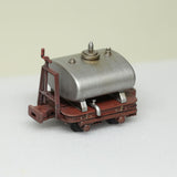 Kiso Forest Type Small Oval Gasoline Tanker / Tank Car Set (Silver) : Kobo-Nanarokuni Set de productos terminados HO(1:87) 1083