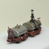 Kiso Forest Type Small Oval Gasoline Tanker / Tank Car Set (Silver) : Kobo-Nanarokuni Set de productos terminados HO(1:87) 1083