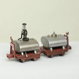 Kiso Forest Type Small Oval Gasoline Tanker / Tank Car Set (Silver) : Kobo-Nanarokuni Finished product set HO(1:87) 1083