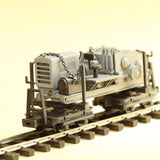 Forest Railway Lumberjacks Set (Gray) : Kobo NANA ROKUNI 成品套装 HO (1:87) 1087