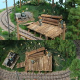 1:87 A4 size Forest Railway Mini Layout" : Kobo Nana Rokuuni 1:87 3009