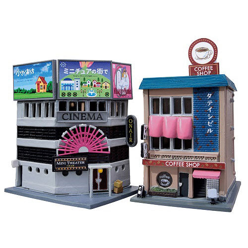 Building Collection 169: Mini Theater Coffee Shop : TOMYTEC Pre Painted Kit N (1:150) 317869