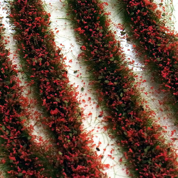 Macizo de flores Micropac - Rojo : Miniatures Nature Materials Non-scale 731-23m