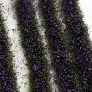 Micropac Flowerbed - Violet : Miniatures Nature Materials Non-scale 731-24m