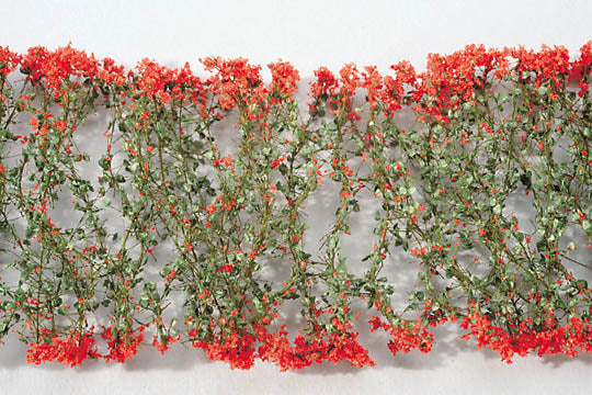 Flor roja: material natural en miniatura, sin escala 998-23