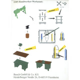 Factory Equipment Set: Bush Unpainted Kit HO(1:87) 1185