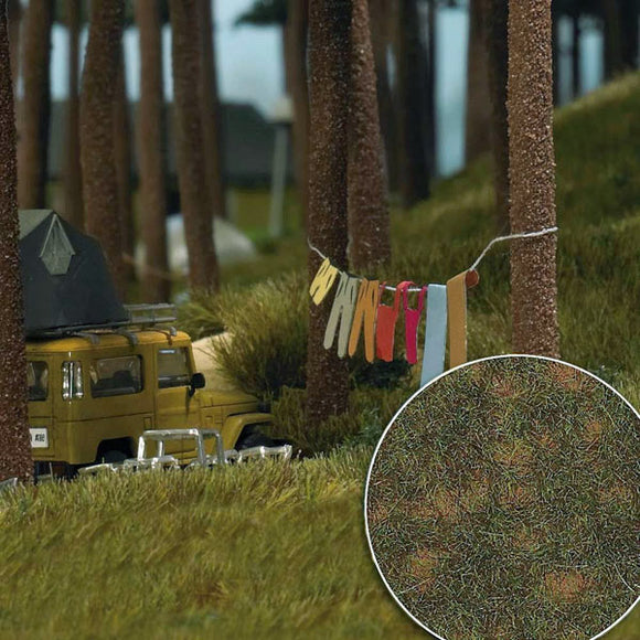Grass field at the end of summer: Bush material HO(1:87) 1304
