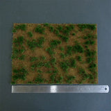 Lawn film: Heathland grass in three different colours: Bushes.
