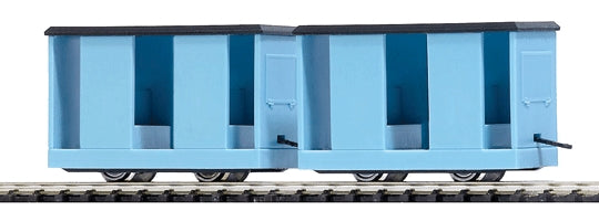 6.5 毫米窄工车，浅蓝色，2 件套 HO6.5 毫米窄：衬套，人车 5027