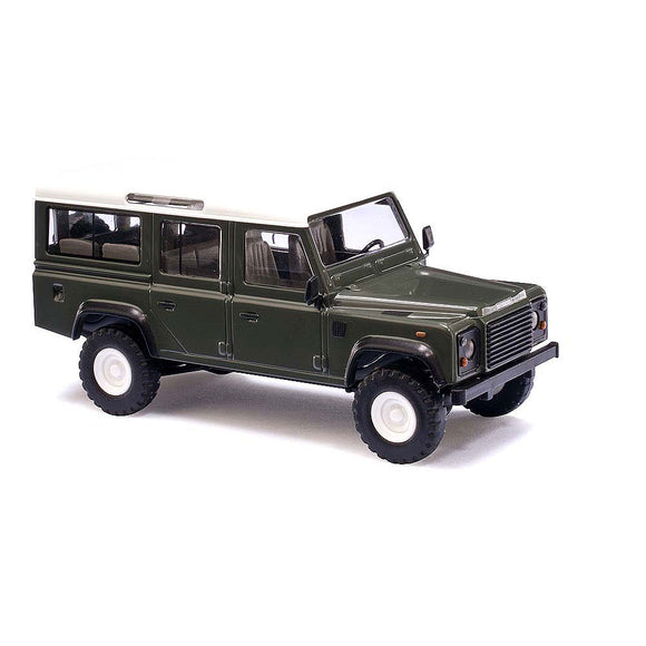 Land Rover Defender 110 Station Wagon (verde oscuro): arbusto prepintado HO (1:87) 50301