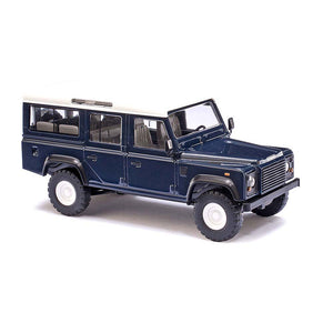 Land Rover Defender 110 Station Wagon (Dark Blue) : Bush Pre-painted HO (1:87) 50302